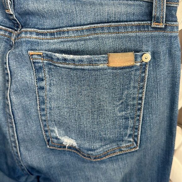 7FAMK Ankle Skinny Distressed Jean - Picture 9 of 11